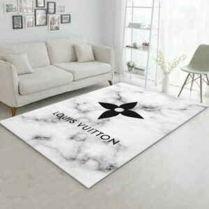 Louis Vuitton Area Christmas Luxury Fashion Brand Rug Door Mat Home Decor Area Carpet