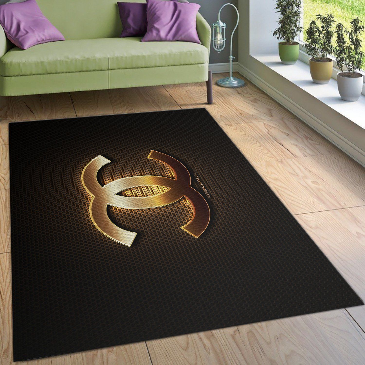 Chanel Luxury Fashion Brand Rug Door Mat Home Decor Area Carpet