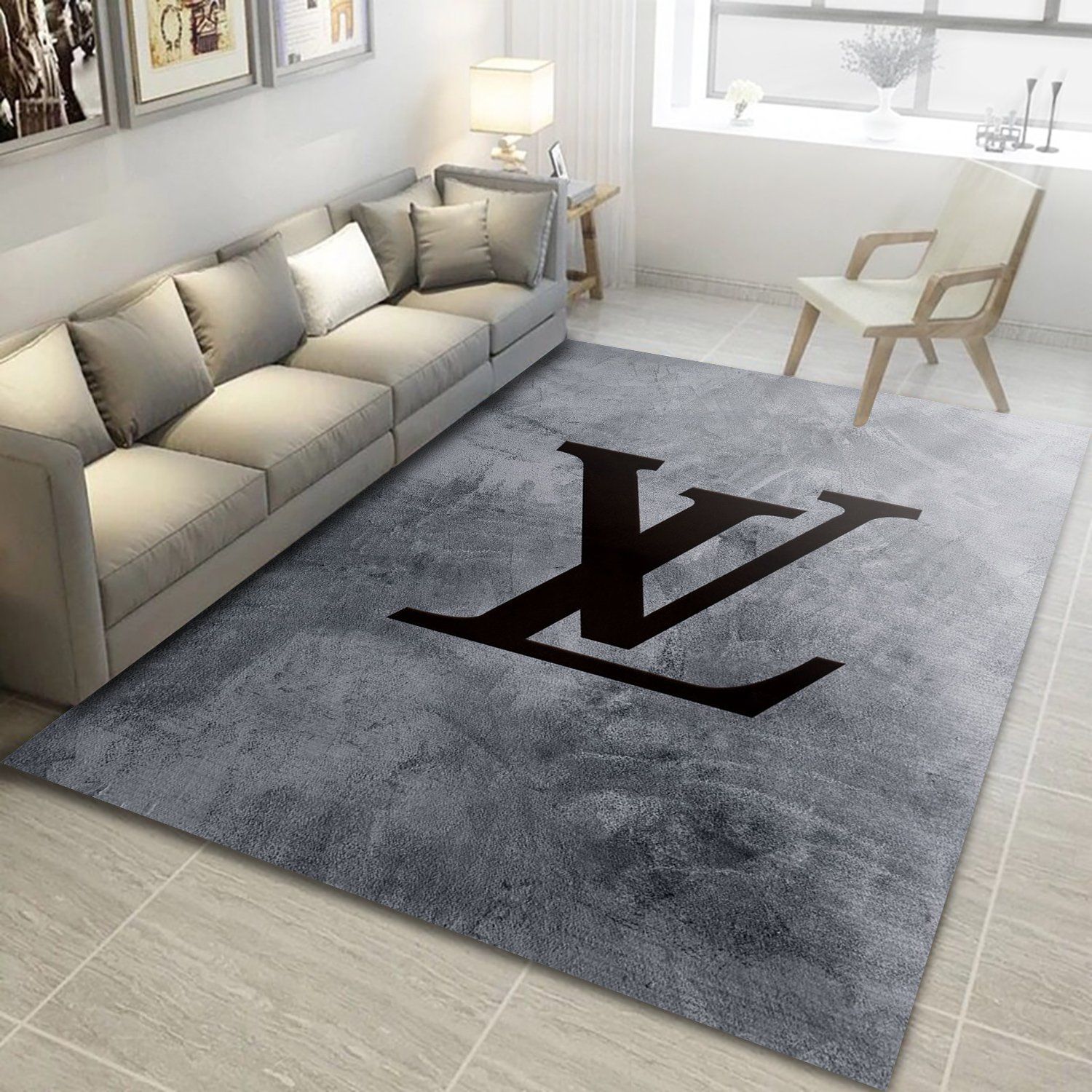 Louis Vuitton Art Luxury Fashion Brand Rug Home Decor Door Mat Area Carpet