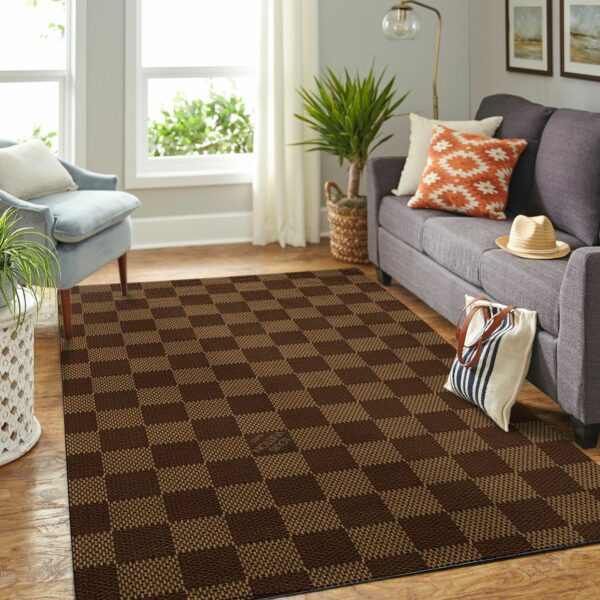 Louis Vuitton Area Luxury Fashion Brand Rug Door Mat Home Decor Area Carpet