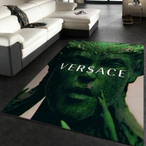 Versace Medahead Area Christmas Luxury Fashion Brand Rug Area Carpet Door Mat Home Decor