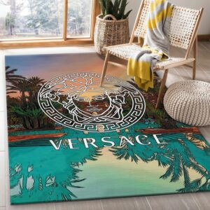 Versace Area Luxury Fashion Brand Rug Area Carpet Door Mat Home Decor