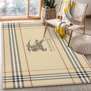 Burberry Ver Area For Christmas Bed Luxury Fashion Brand Rug Door Mat Area Carpet Home Decor