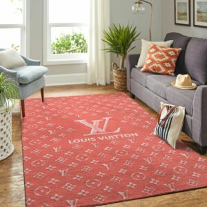 Louis Vuitton Area Luxury Fashion Brand Rug Door Mat Home Decor Area Carpet