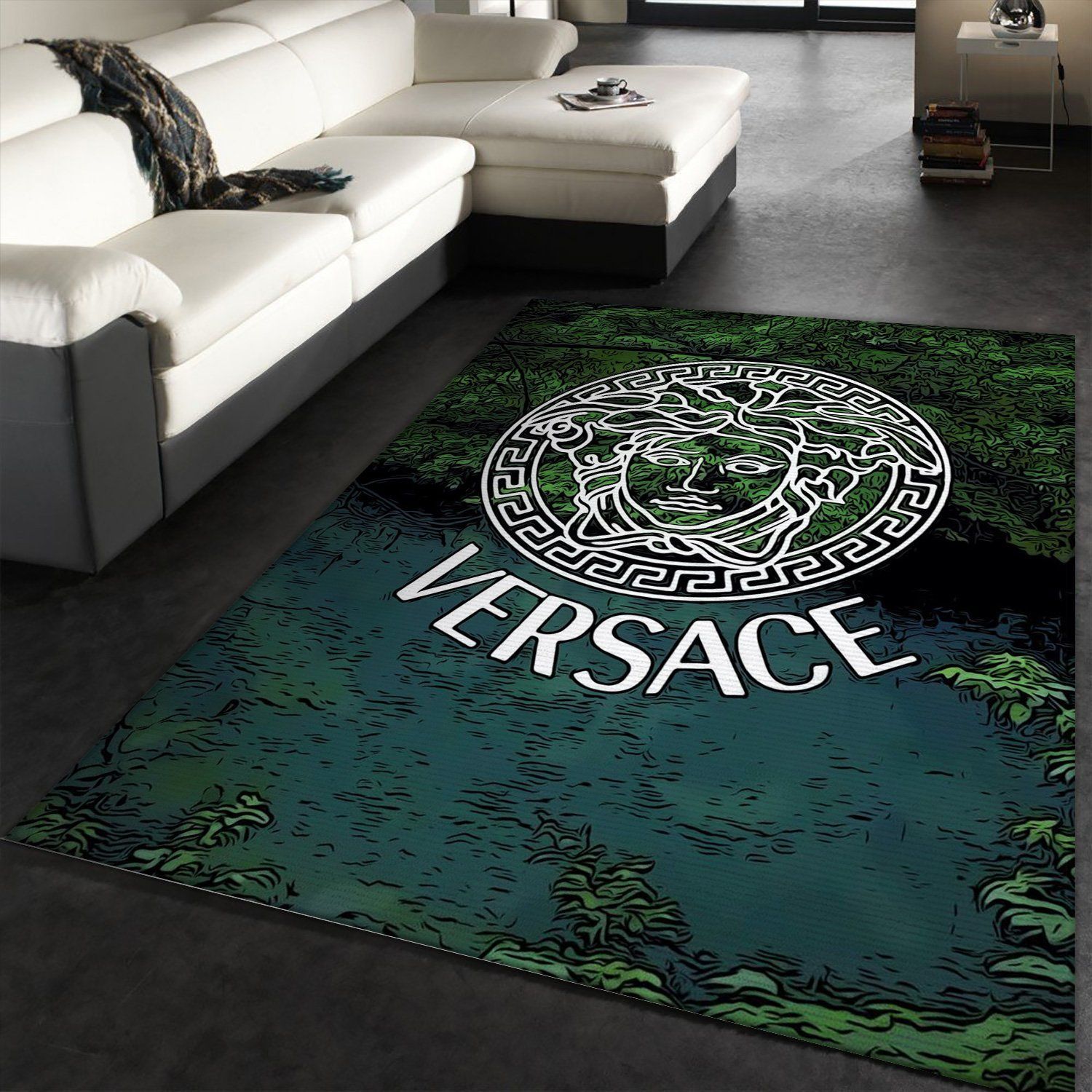 Versace Area Christmas Luxury Fashion Brand Rug Door Mat Area Carpet Home Decor