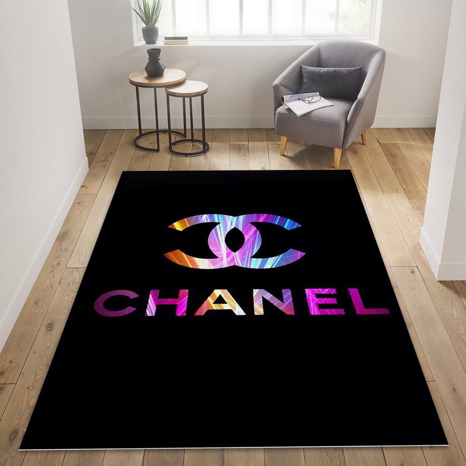 Chanel Ver Art And Bed Luxury Fashion Brand Rug Door Mat Home Decor Area Carpet