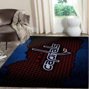 Washington Capitals Logo Nhl Fn Hockeys Custom Type 7085 Rug Home Decor Living Room Area Carpet