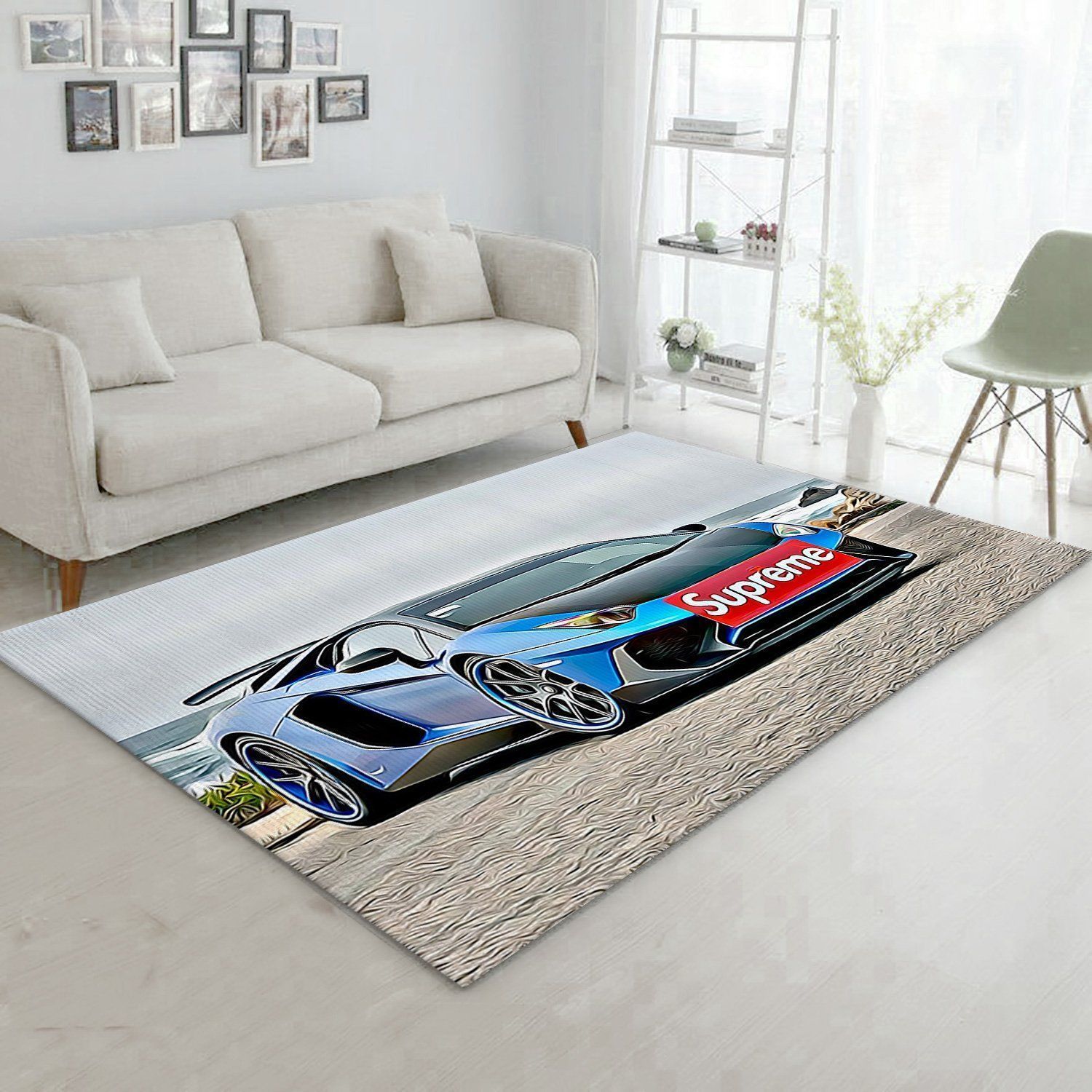 Supreme Lamborghini V Bed Luxury Fashion Brand Rug Door Mat Home Decor Area Carpet