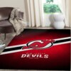 New Jersey Devils Logo Nhl Fn Hockeys Custom Type 7101 Rug Area Carpet Home Decor Living Room