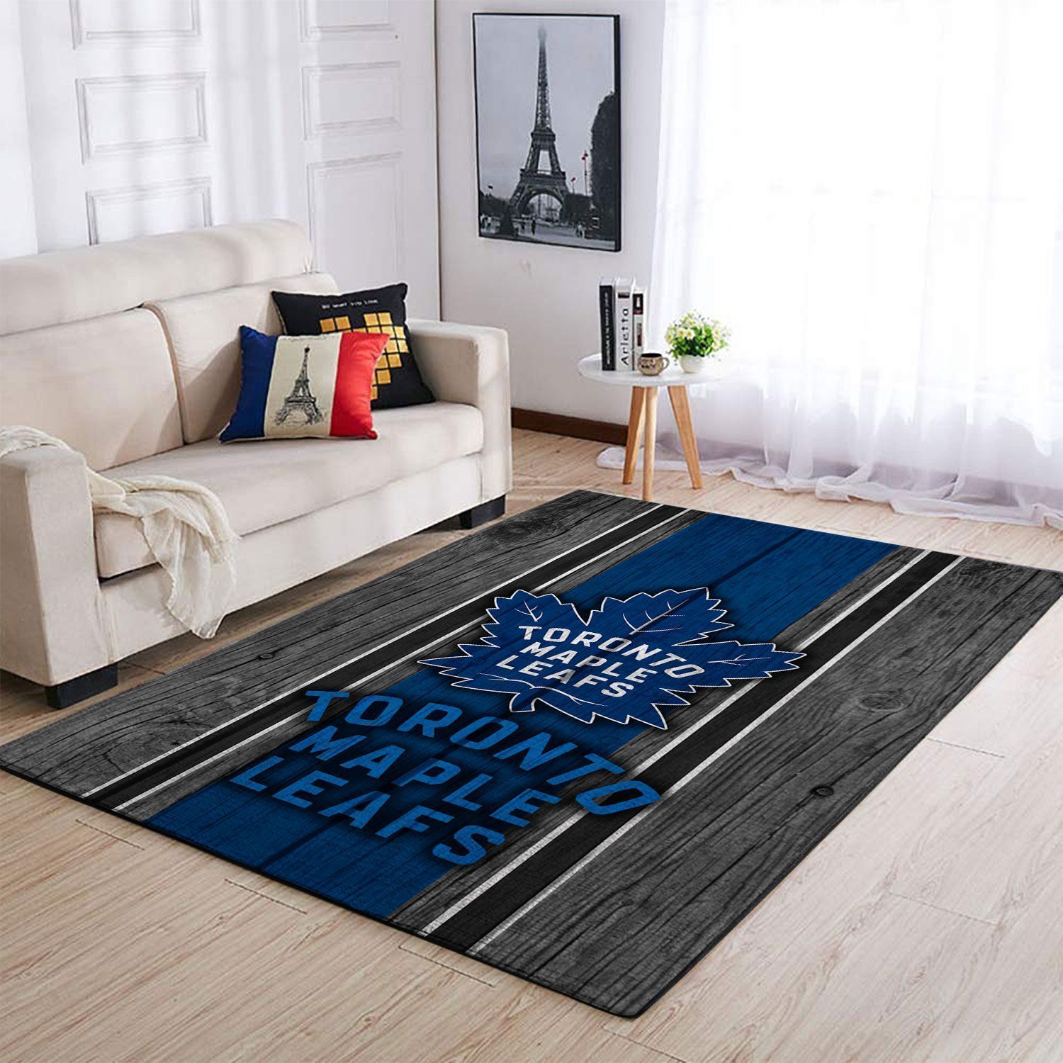 Toronto Maple Leafs Nhls Team Logo Type 7109 Rug Home Decor Living Room Area Carpet