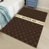 Louis Vuitton Lv Brown Luxury Fashion Brand Rug Home Decor Area Carpet Door Mat