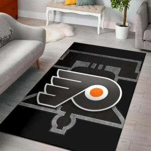 Philadelphia Flyerss Nhl Hockey Team Logo Type 7126 Rug Living Room Area Carpet Home Decor