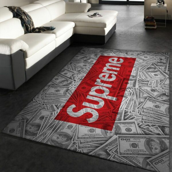 Supreme And Dollar Area Luxury Fashion Brand Rug Area Carpet Home Decor Door Mat