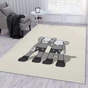 Kaws Along The Way Grey Luxury Fashion Brand Rug Door Mat Home Decor Area Carpet