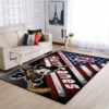 Carolina Hurricanes Nhl Team Logo Mickey Us Type 7134 Rug Living Room Home Decor Area Carpet