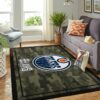 Edmonton Oilerss Nhl Hockey Team Logo Type 7139 Rug Area Carpet Home Decor Living Room