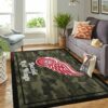 Detroit Red Wingss Nhl Hockey Team Logo Type 7142 Rug Living Room Home Decor Area Carpet