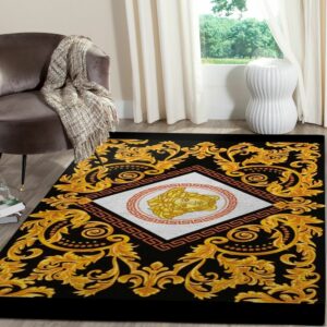 Versace Area Luxury Fashion Brand Rug Door Mat Area Carpet Home Decor