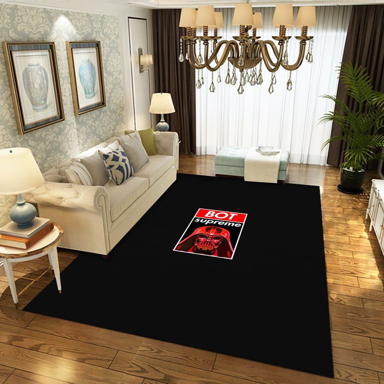 Supreme Bot Luxury Fashion Brand Rug Area Carpet Home Decor Door Mat