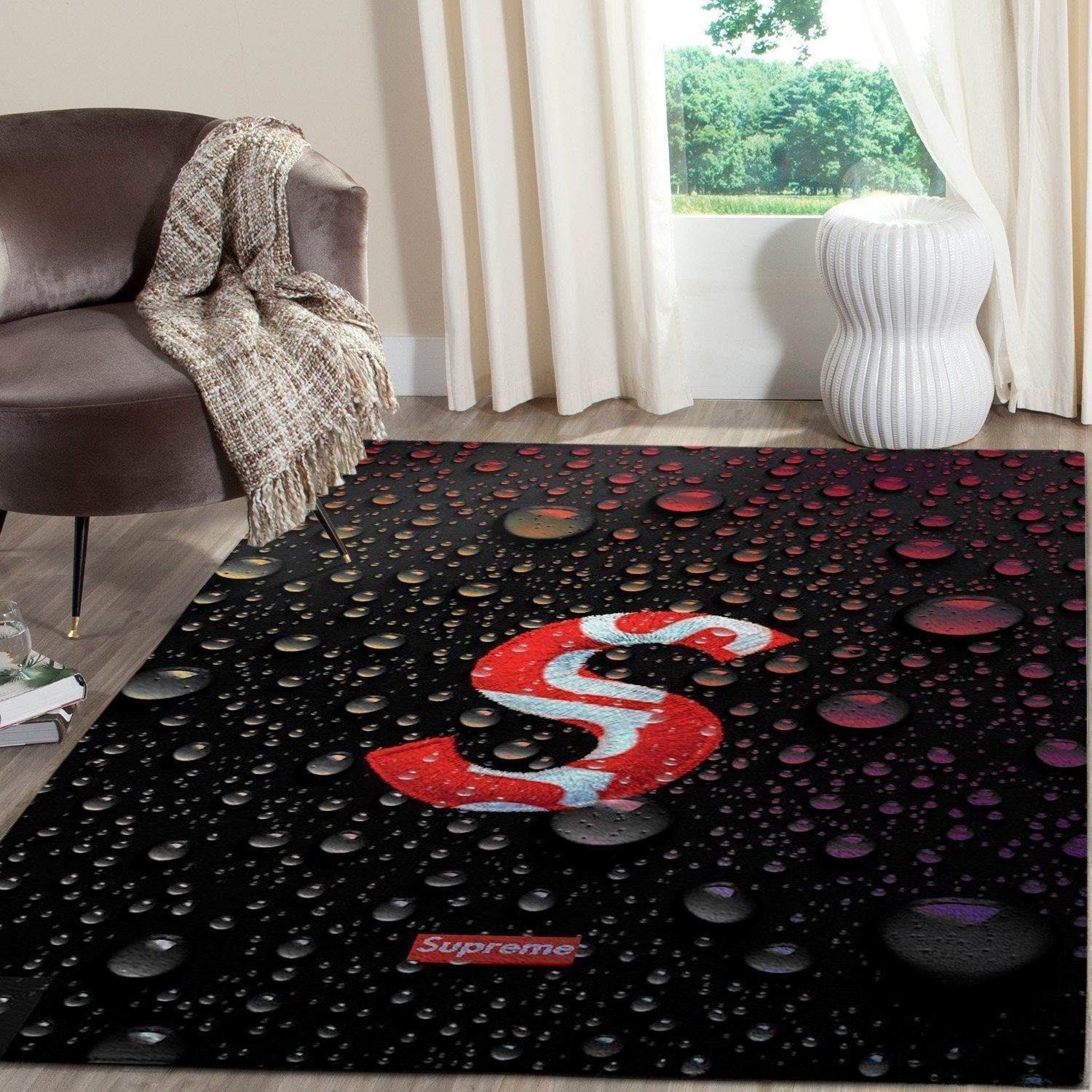 Supreme Area Luxury Fashion Brand Rug Area Carpet Home Decor Door Mat