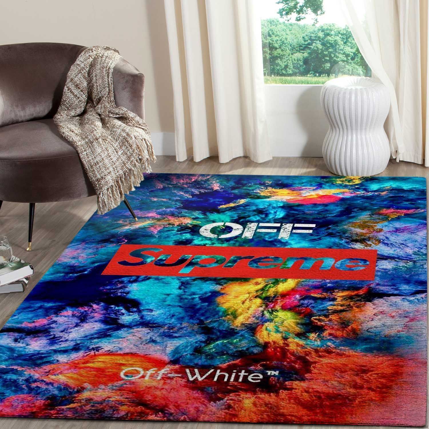 Supreme Area Luxury Fashion Brand Rug Area Carpet Home Decor Door Mat