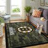 Boston Bruins Nhls Camo Style Team Logo Type 7172 Rug Home Decor Area Carpet Living Room