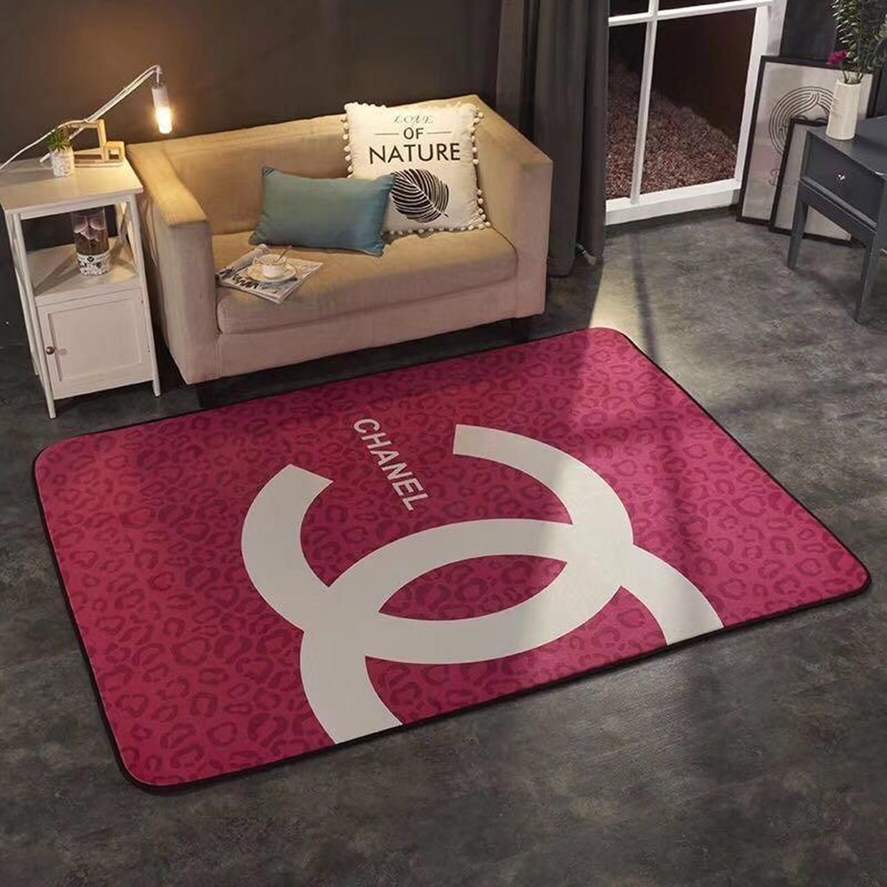 Chanel Area The Luxury Fashion Brand Rug Door Mat Home Decor Area Carpet