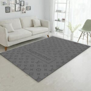 Supreme And Louis Vuitton Area Fn The Luxury Fashion Brand Rug Home Decor Door Mat Area Carpet