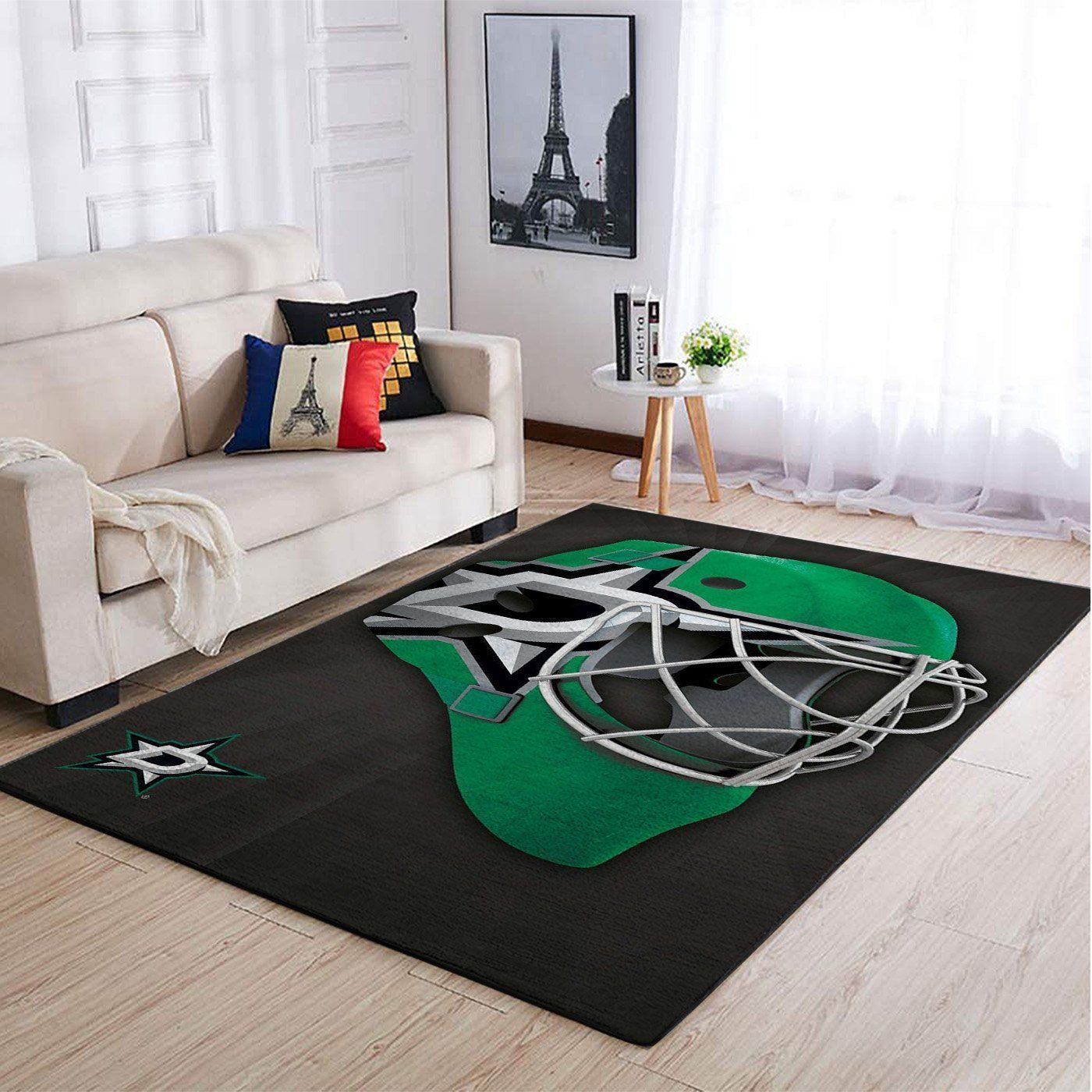 Dallas Stars Nhls Team Logo Style Type 7216 Rug Living Room Home Decor Area Carpet