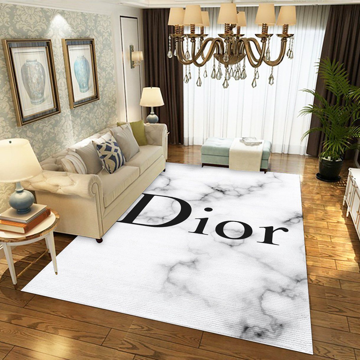 Dior Art Luxury Fashion Brand Rug Area Carpet Door Mat Home Decor