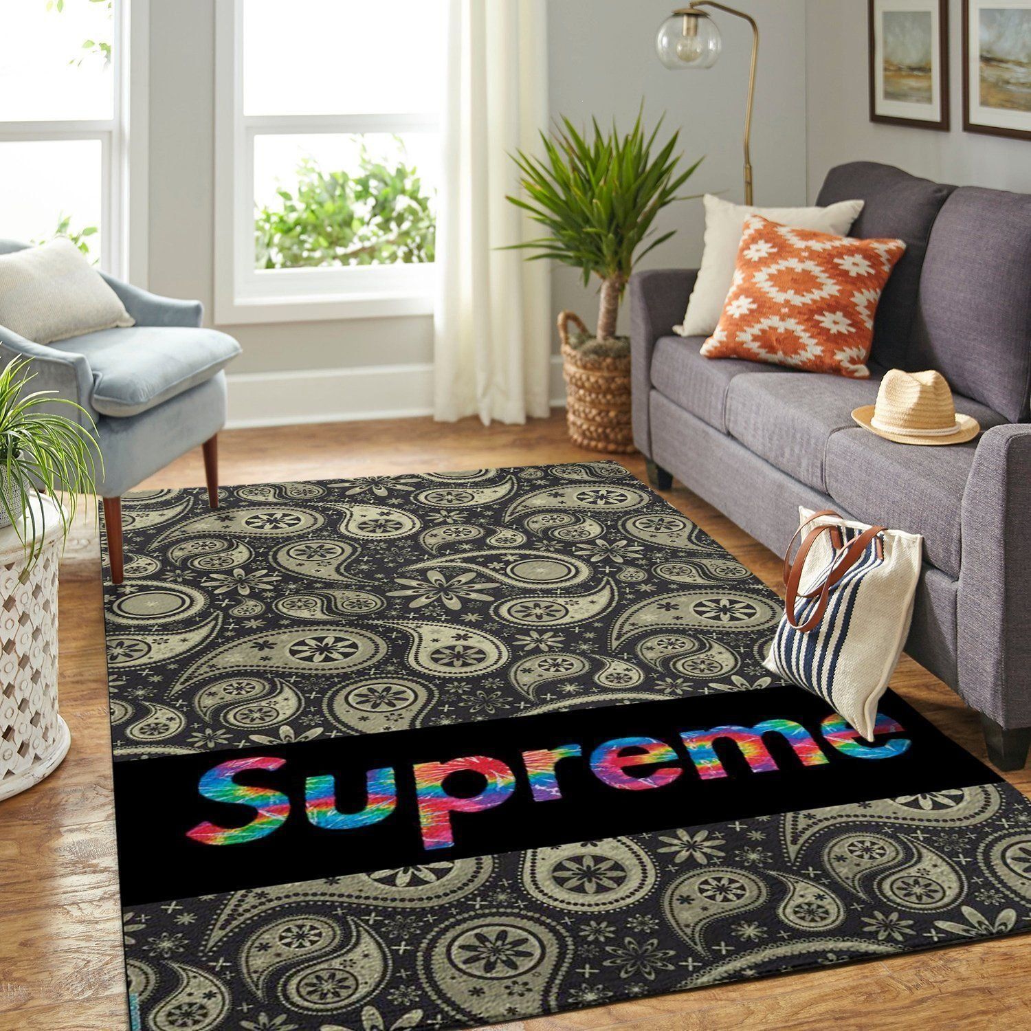 Supreme Area Luxury Fashion Brand Rug Area Carpet Home Decor Door Mat