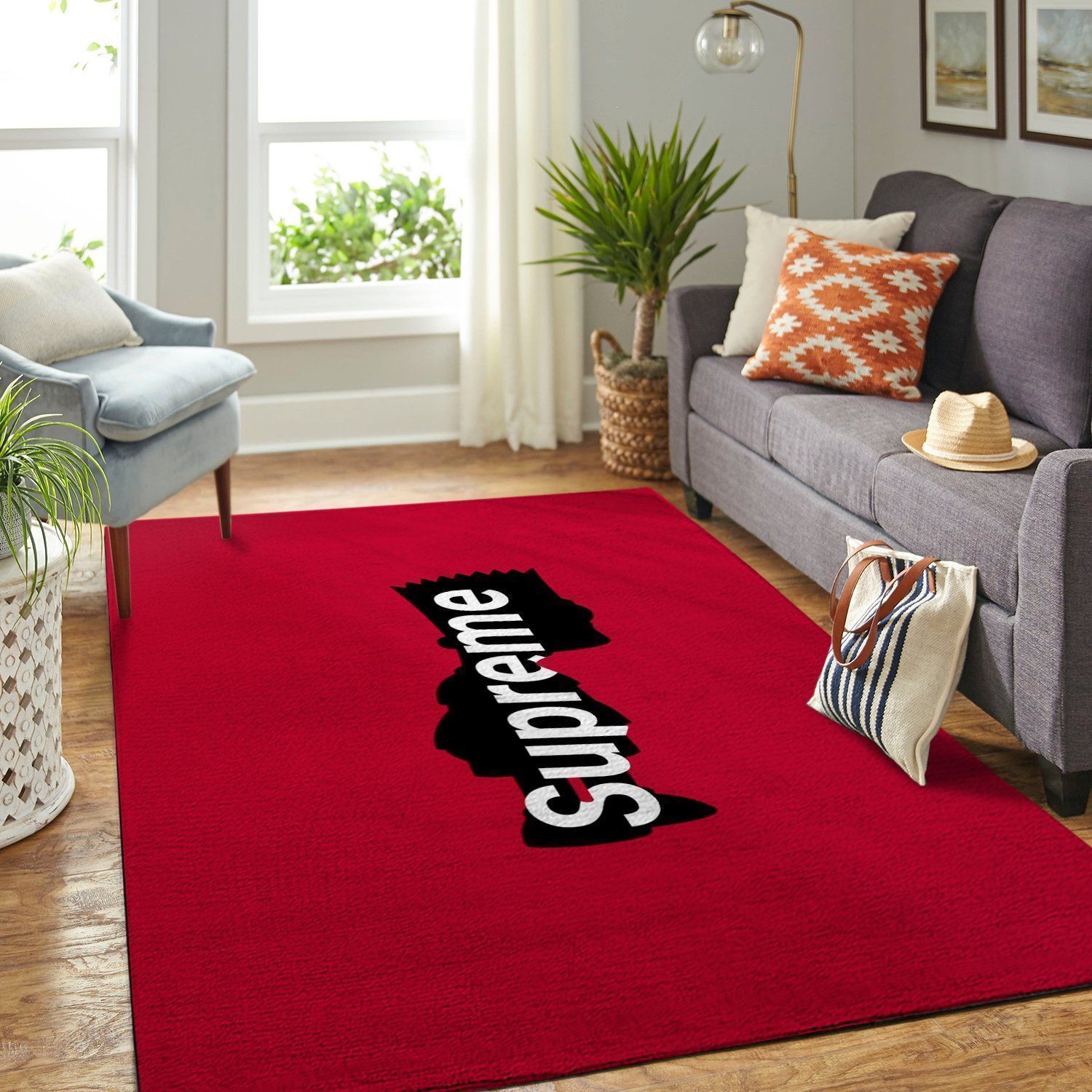 Supreme Area Luxury Fashion Brand Rug Door Mat Home Decor Area Carpet