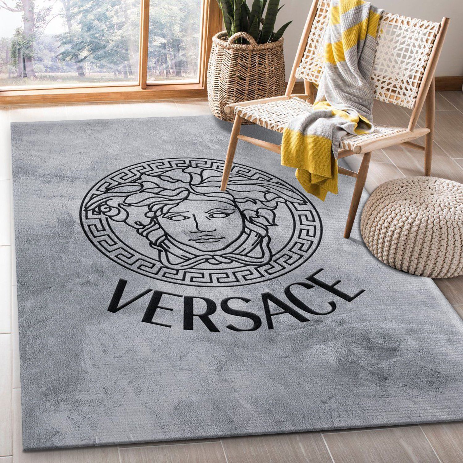 Versace Area Bed Luxury Fashion Brand Rug Door Mat Home Decor Area Carpet