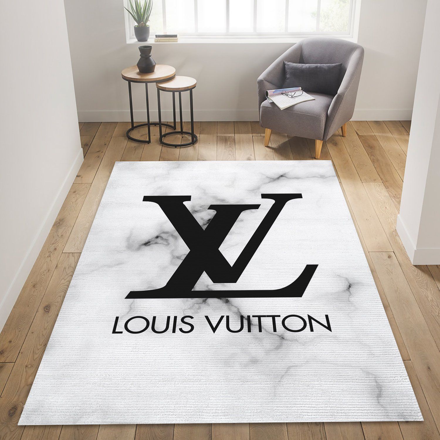 Louis Vuitton Art Luxury Fashion Brand Rug Home Decor Door Mat Area Carpet