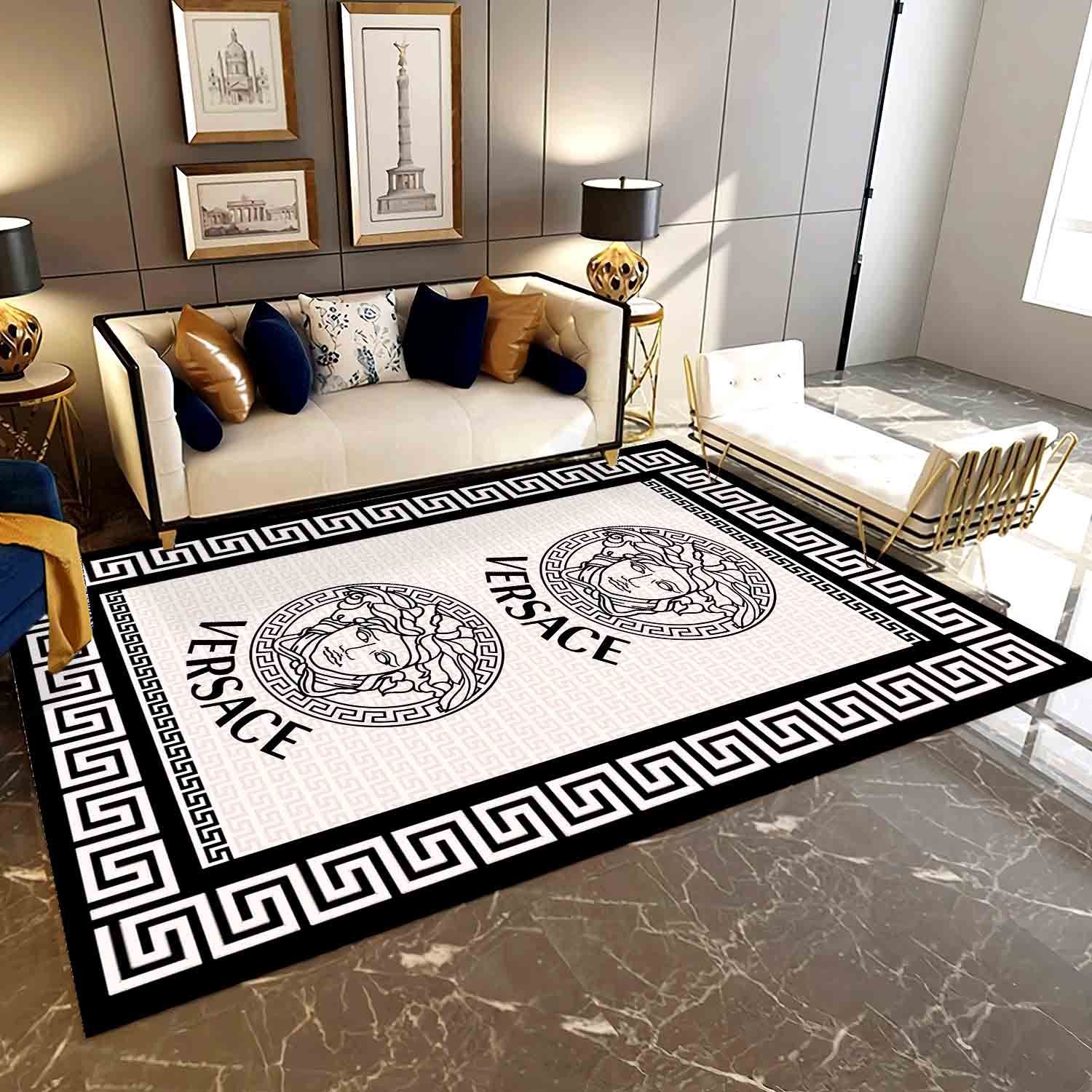 Versace Area Luxury Fashion Brand Rug Door Mat Area Carpet Home Decor