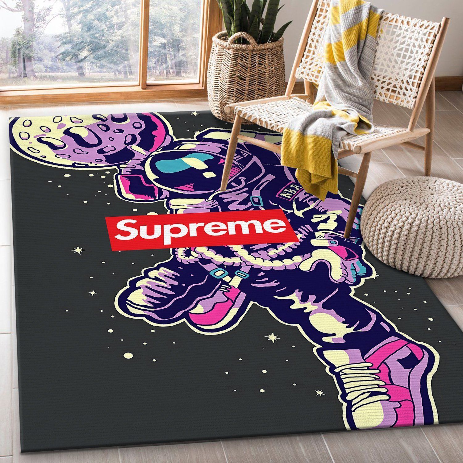 Supreme Area Fn Local The Luxury Fashion Brand Rug Door Mat Home Decor Area Carpet