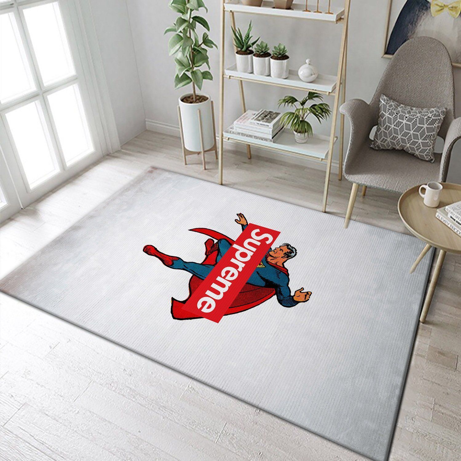 Supreme And Superman Jpg Area Luxury Fashion Brand Rug Home Decor Door Mat Area Carpet