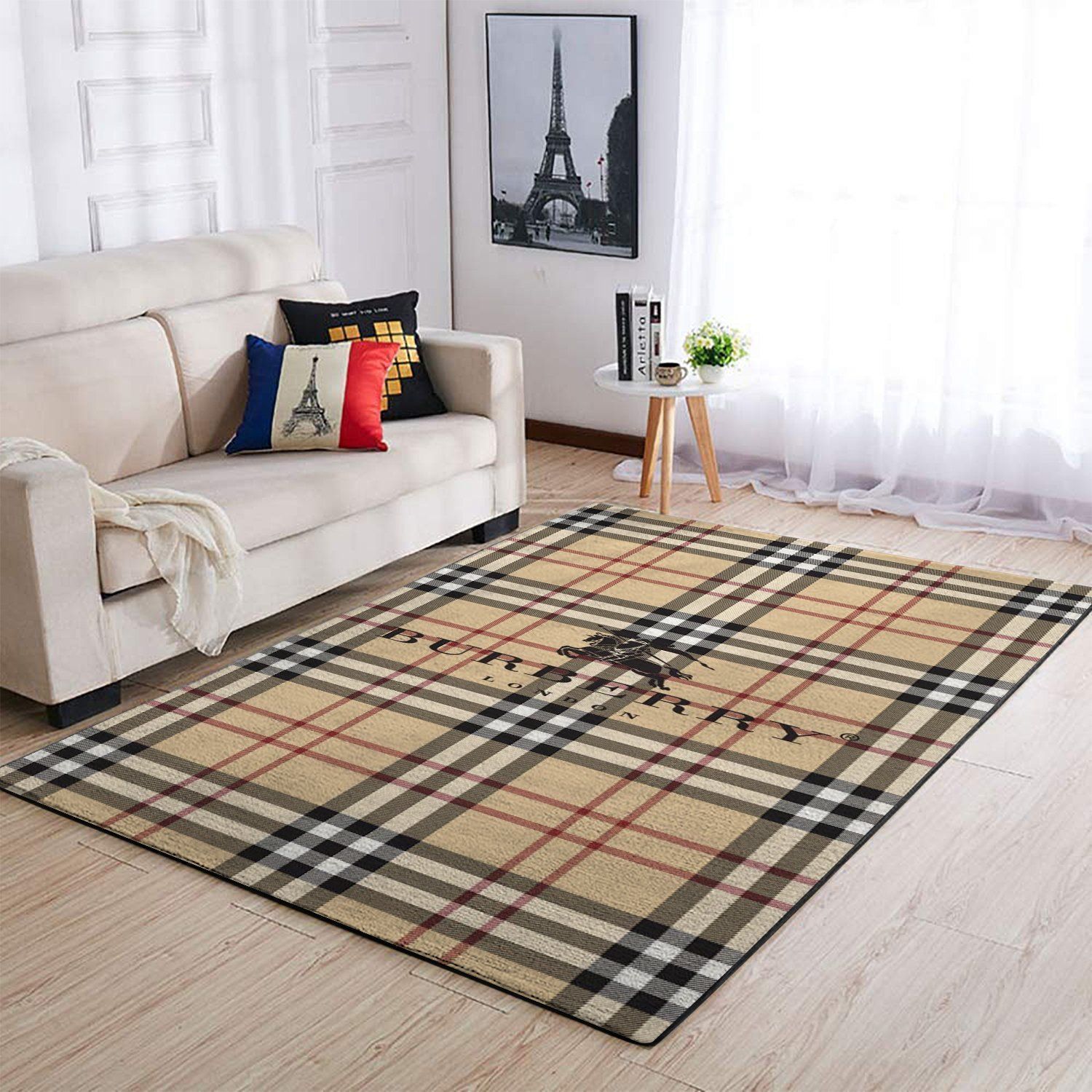 Burberry Area Luxury Fashion Brand Rug Door Mat Home Decor Area Carpet