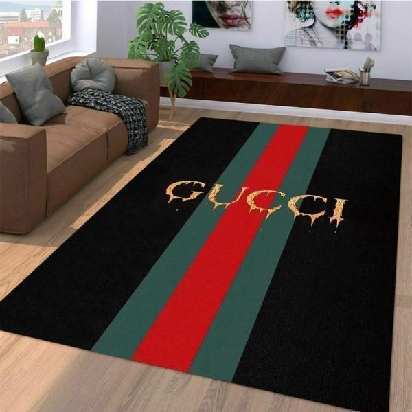 Gucci Area Luxury Fashion Brand Rug Area Carpet Home Decor Door Mat