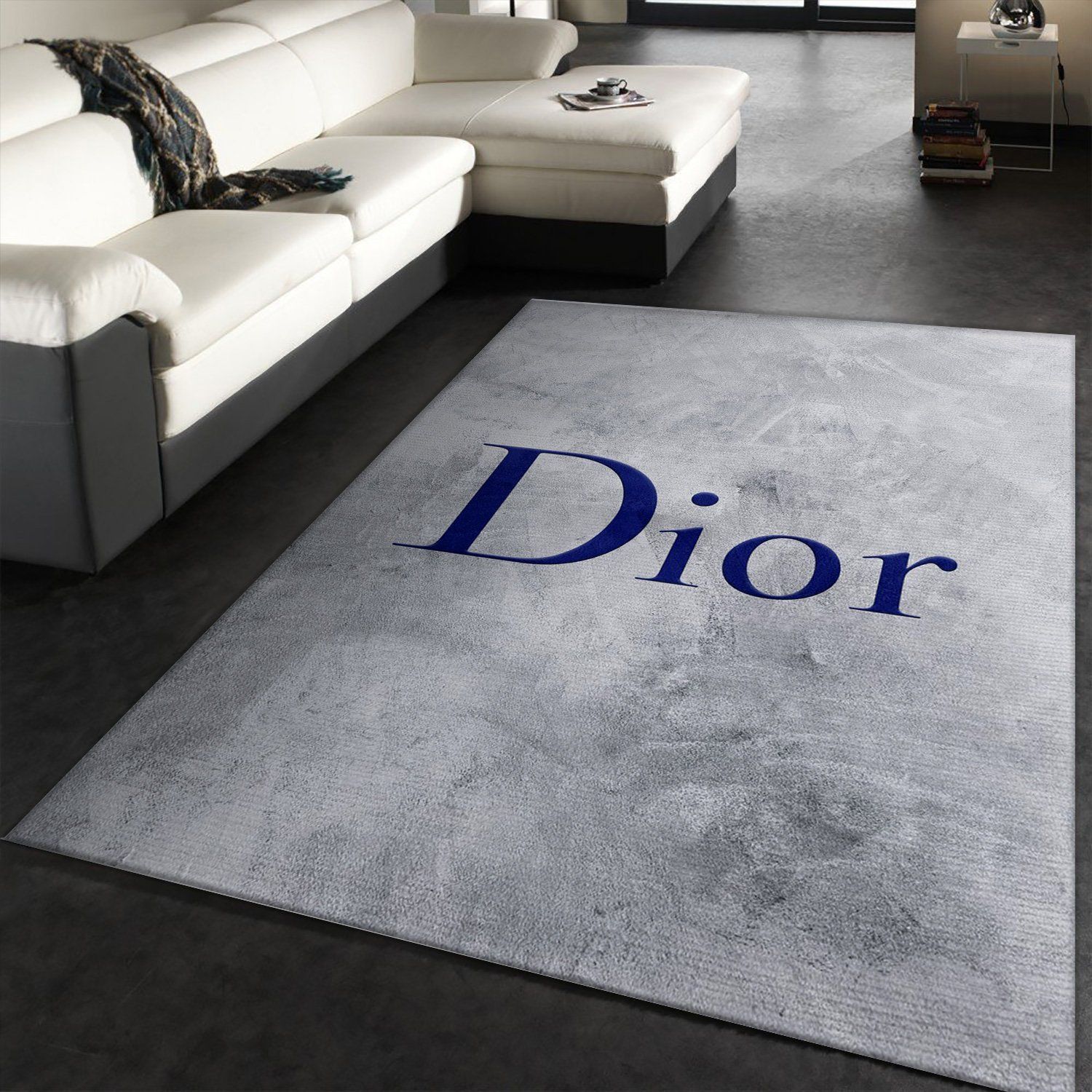 Dior Rectangle Bed Christmas Luxury Fashion Brand Rug Door Mat Area Carpet Home Decor