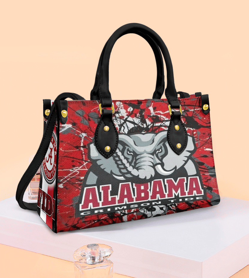 Alabama Crimson Tide 1 Women Leather Hand Bag