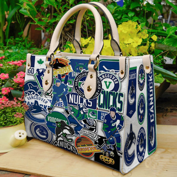 Vancouver Canucks 1 Women Leather Hand Bag