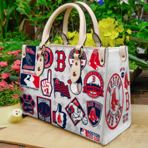 Boston Red Sox Women Leather Hand Bag