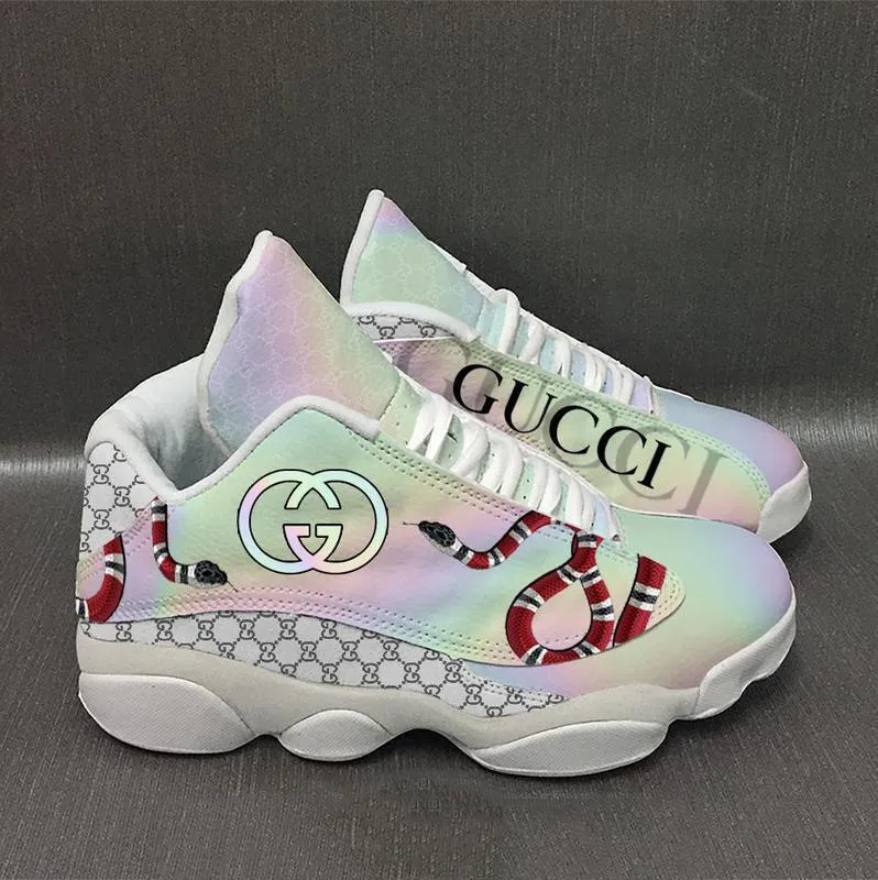 Gucci Reflective Color Air Jordan 13 Fashion Luxury Trending Sneakers Shoes