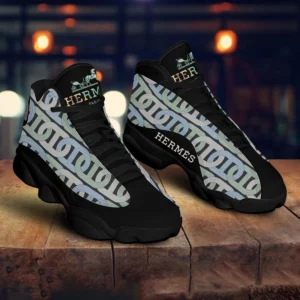 Hermes Paris Black Air Jordan 13 Luxury Sneakers Shoes Fashion Trending