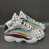 Louis Vuitton LV Rainbow Air Jordan 13 Luxury Trending Sneakers Fashion Shoes