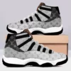 Louis Vuitton Black Grey Air Jordan 11 Fashion Shoes Luxury Sneakers Sport