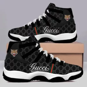 Gucci Black Tiger Air Jordan 11 Sneakers Luxury Shoes Fashion Sport