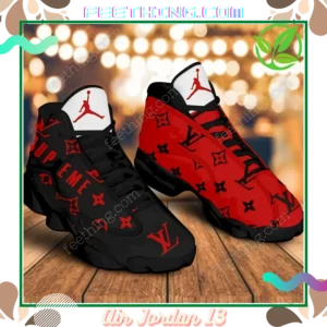 LV Louis Vuitton  Air Jordan 13 Fashion Shoes Luxury Trending Sneakers