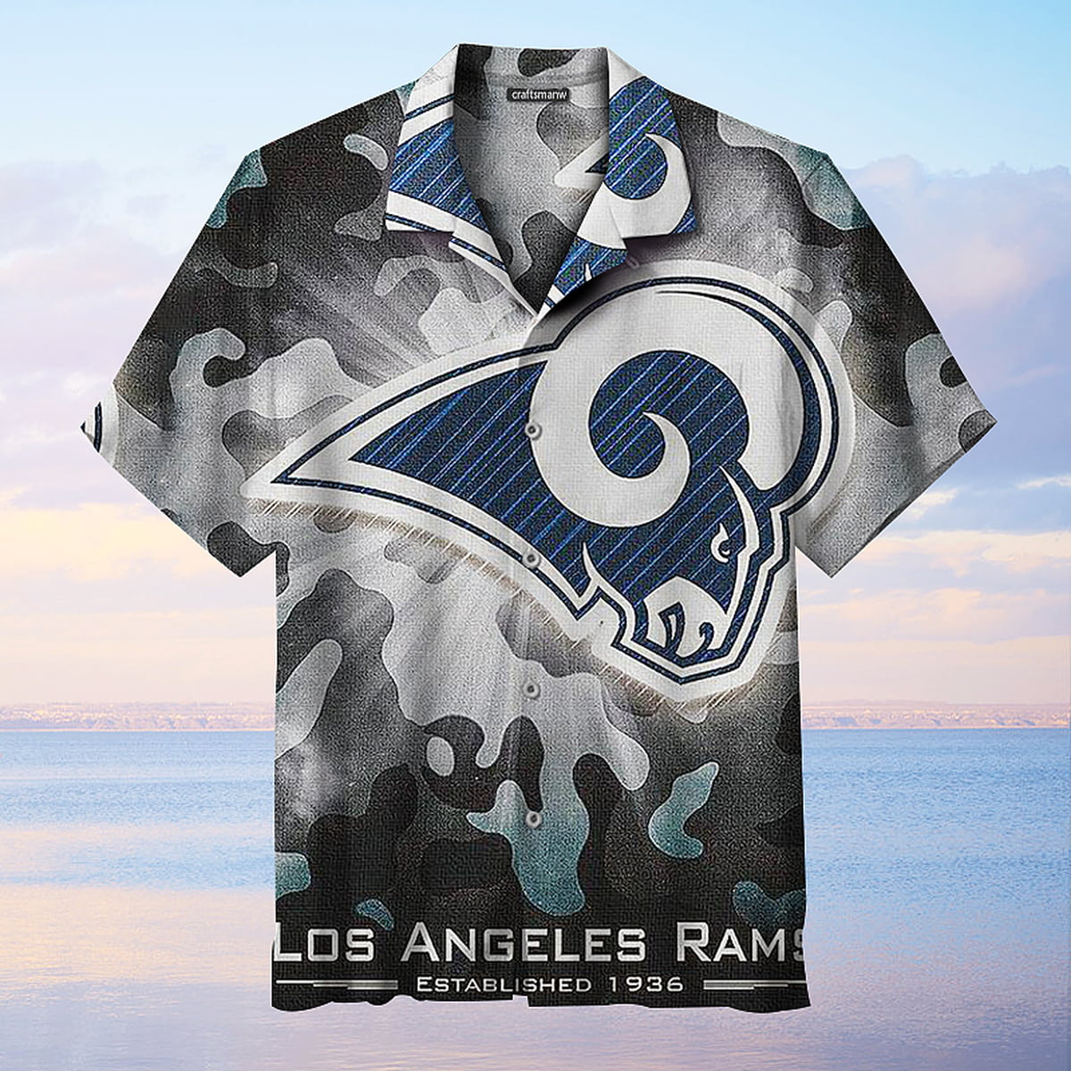 1936 Los Angeles Rams Hawaiian Shirt